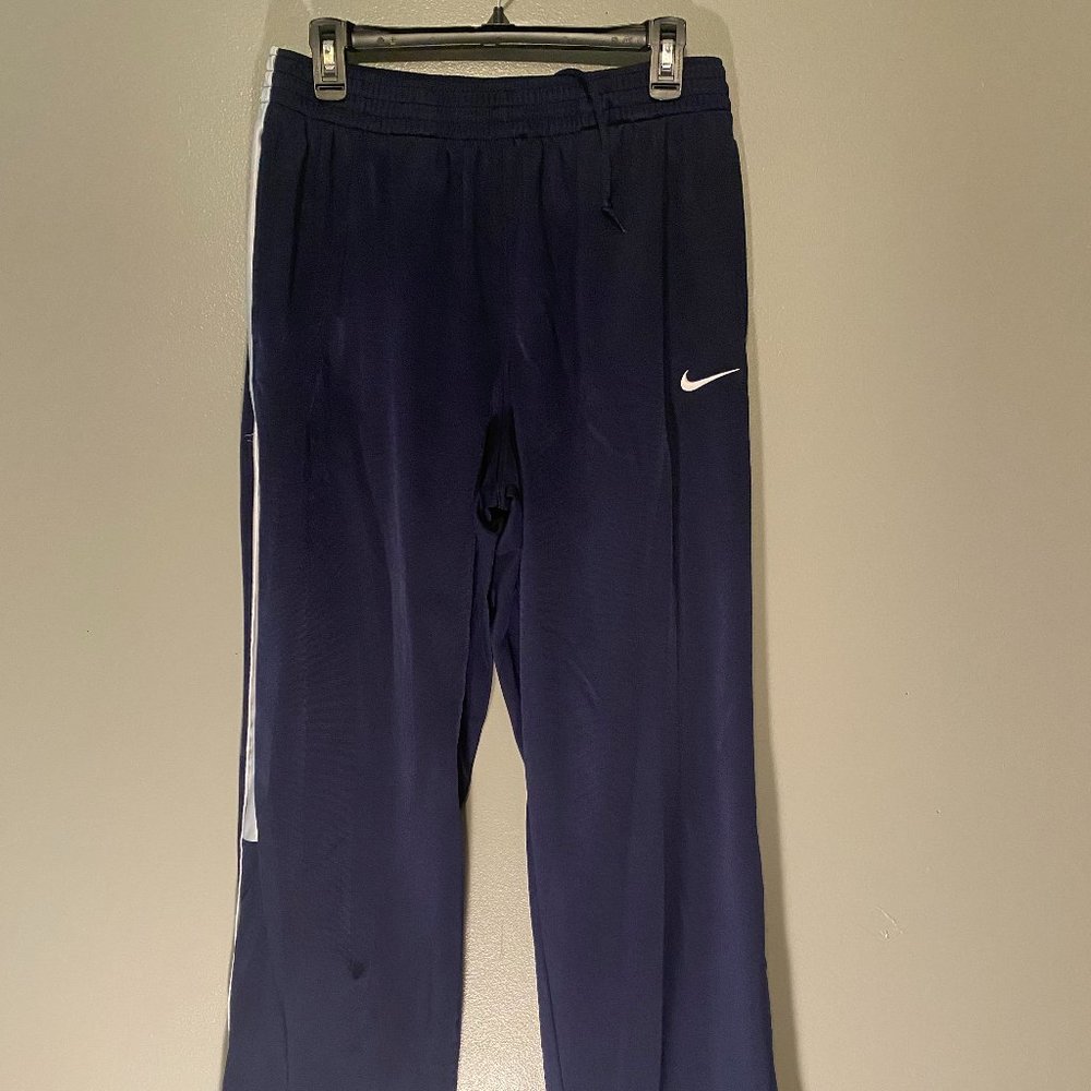 Nike Athletic Sweatpants, Navy Blue, Medium